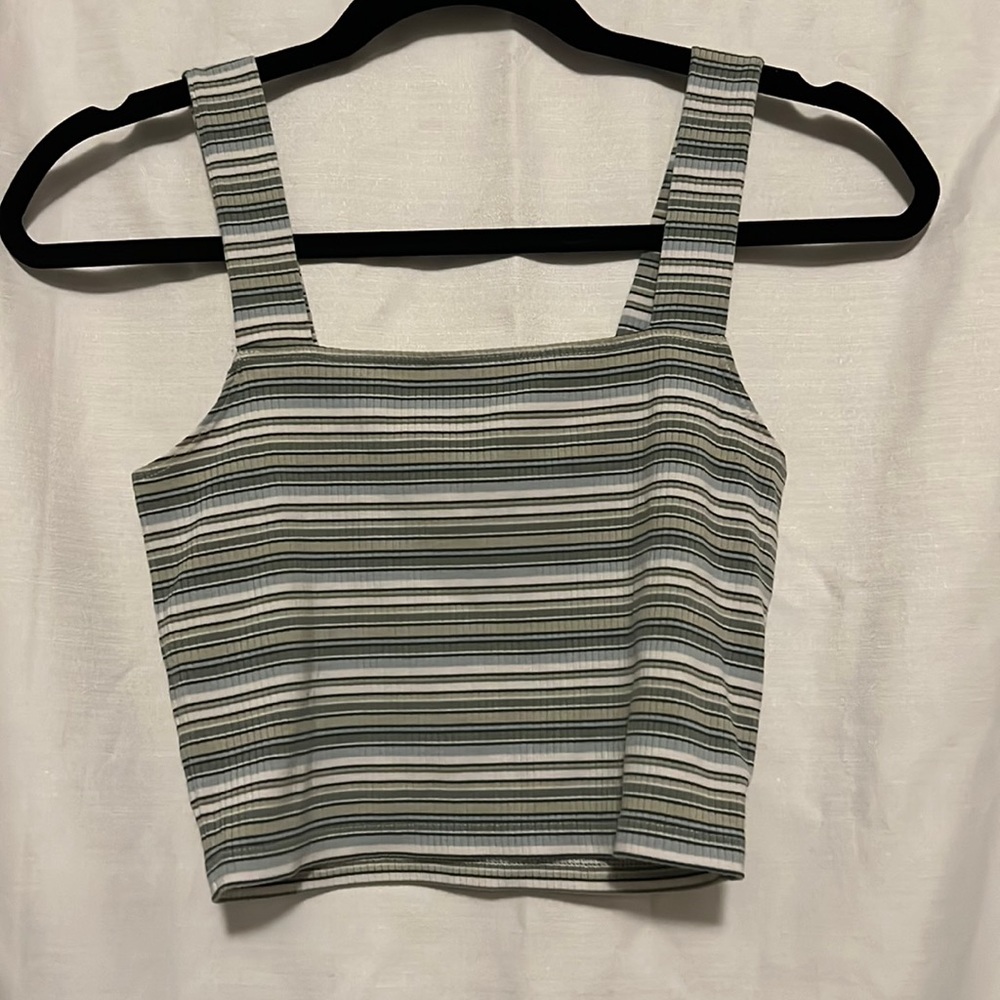 AE Cropped Square Neck Tank